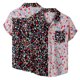 thumbnail image 2 of Camisa de verano que imprime la parte superior de la solapa de la camisa de manga corta de los hombres ocasionales Pompotops oipoqjl25298, 2 of 9
