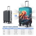 thumbnail image 6 of Fotbe Underwater Plant Octopus Luggage Cover Protector,Suitcase Protector,Scratch and Dirt Resistant,Fits 18-32 Inch Luggage-X-Large, 6 of 9