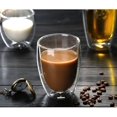 thumbnail image 2 of Tazas de café de vidrio, tazas térmicas de doble pared para té, café, latte, capuchino, café y leche (350 ml/12 oz), 2 of 5