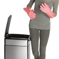thumbnail image 2 of simplehuman 40 Liter / 10.6 Gallon Slim Touch-Bar Kitchen Trash Can, Brushed Stainless Steel, 2 of 5