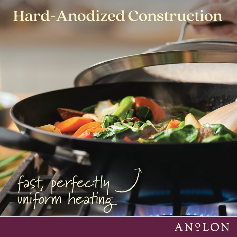 Anolon Advanced Home 14-Inch Nonstick Wok, Black photo 3