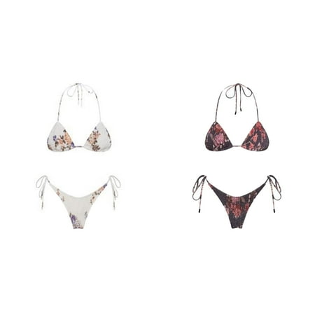 2-Pack Bikini 2025 Swimsuit Women Swimwear Push Up Bikini Set Thong Brazilian Bathing Suit Beach Wear Womens Swim Tops with Underwire Bikini Sports Bra Top Swimsuit Shorts for Women Womens Sports