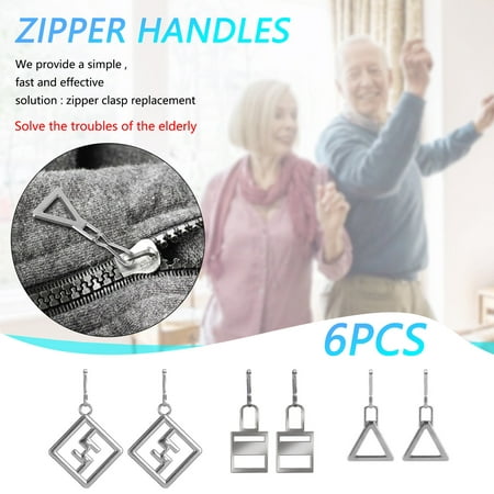 

Qazqa Extender Zipper Slider Metal Replacement Tab Zipper Pieces Pull 6 Puller Zipper Tools & Home Improvement