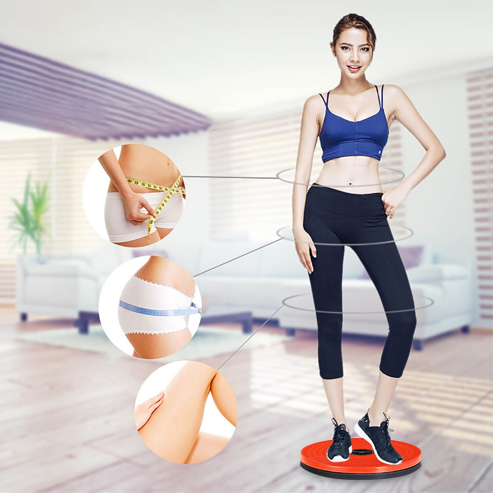 Twist Board Für Bauch & Taille - Holz Fitness Drehscheibe Für Zuhause