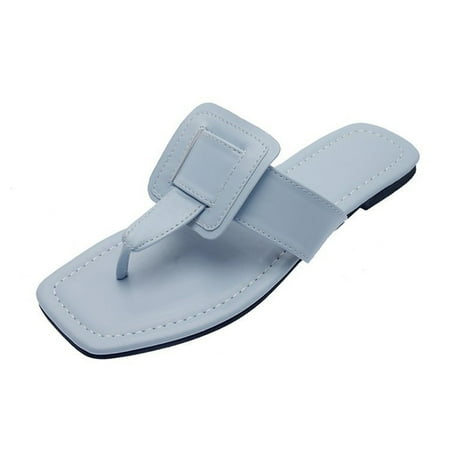 

Womens House Slippers House Slippers Women Open Toe Slippers Shoes Comfy Sandals Casual Comfortable Beach Sandals Blue