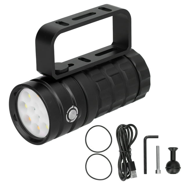 Suministros de buceo, fotografía de buceo, luz de relleno, linterna para fotografía de buceo, linterna de buceo optimizada para la excelencia