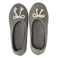thumbnail image 5 of JANSION Womens Ballerina Slippers Non-Slip Sole Anti-Skid Comfy Warm Ballet Style Slippers Confinement Shoes, 5 of 9