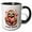 Black/White, variant on 3drose, I Love You Slow Much Cute Sloth Illustration, 15oz Mug