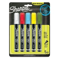 Sharpie Chalk Markers, Wet Erase Markers, Assorted Colors, 5 Count