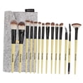 thumbnail image 3 of 14x brochaméticas para maquilje, corrector en polvo, , jos, delineador jos Negro shamjiam Pinceles cosméticos para maquillaje, 3 of 7