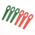 thumbnail image 3 of 100pcs Plastic Grass Trimmer Blades Cordless Strimmer Blades, 3 of 5