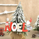 thumbnail image 4 of Letrero colgante de madera para puerta de entrada de Navidad Letrero de bienvenida de Navidad Placa colgante de Navidad Colgante de puerta de Navidad Madera, 4 of 7