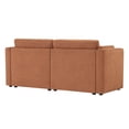 thumbnail image 3 of CHITA Oversized Modular Sectional Sofa Set Extra Large Convertible Fabric Sofa Couch with Reversible Chaise,2 Seat Modern Modular Sofa for Living Room,Terracotta,78 inch Width, 3 of 10