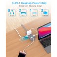 thumbnail image 4 of Cable de extensión One Beat de 3 m con 6 salidas y 3 puertos USB Surge Protect, 4 of 7