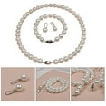 thumbnail image 5 of Created Jewelry set Exquisite Shell Pearls Necklace Bracelet for Lady, 5 of 6