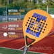thumbnail image 5 of Pala Padel Jr Pro Tigres Logo Niño Amarillo, 5 of 10