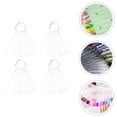thumbnail image 2 of KAKOWELY 150Pcs Fan-shaped Nail Polish Color Board Practice Nail Plate Nail Color Card Sample,4.96"X0.39"X0.08", 2 of 4