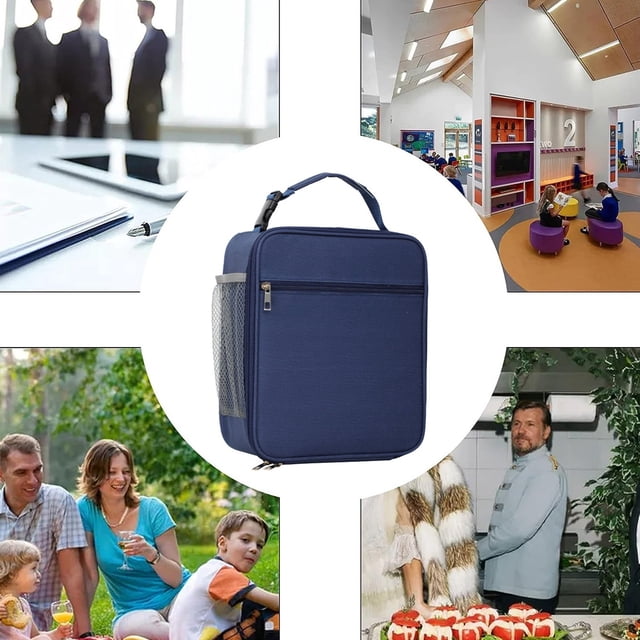 Yisang Portable Lunch Box Insulation Bag Student Portable Lunch Bag With Rice Large Capacity Thickened Aluminum Foil Lunch Bag