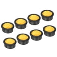 thumbnail image 1 of Filtro de compresor de aire Uxcell, paquete de 8, accesorios de compresor de aire de reducción de ruido, negro, amarillo, 1 of 5