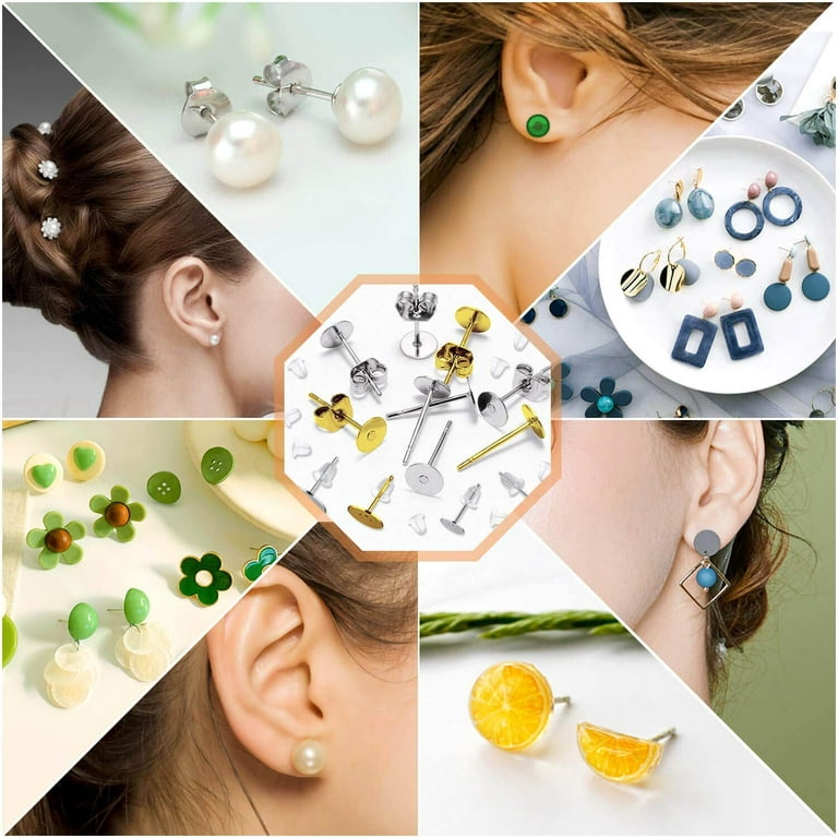 3 Pairs Earring Lifters,hypoallergenic Earring Backs For Droopy