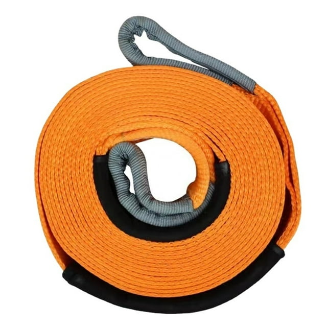 5m 5 Tons Tow Rope Heavy Duty High Strength Recovery Emergency Towing Rope Cable Strap With Hook For Car Truck Trailer