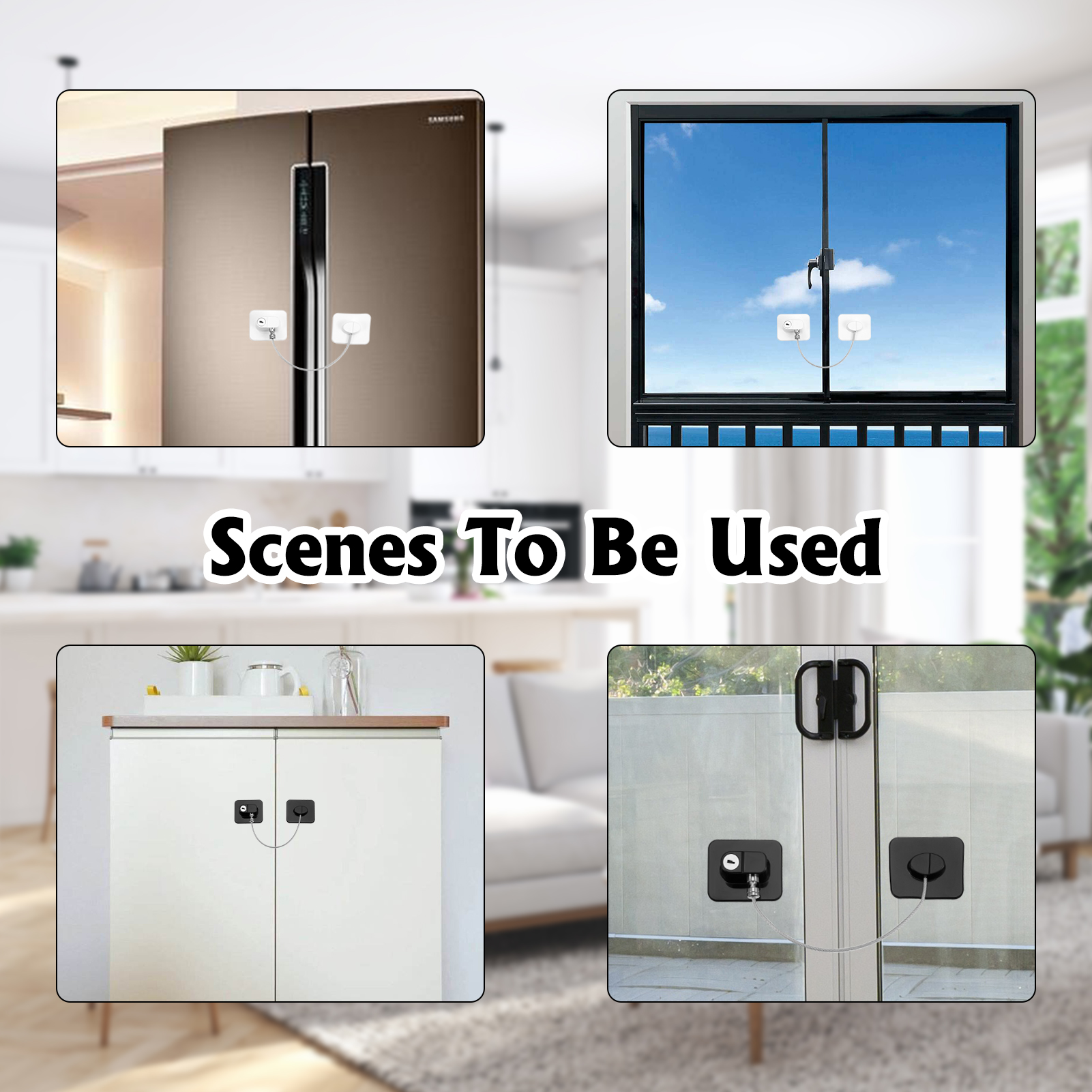 Topekada Cabinet Lock with Keys, 2-Pack photo 7