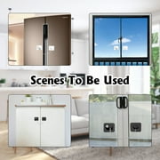 Topekada 2 Pack Cabinets Lock with Keys, Refrigerator Lock Freezer Lock for Toddler, Child, Adult, Multi Purpose Baby Kid Safety Deep Freezer Fridge Lock with a Key