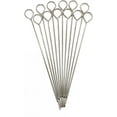 thumbnail image 1 of Czcpp Brochettes en Acier Inoxydable 8 Pouces 12 Pcs, Brochettes BBQ, Brochettes Réutilisables en Acier Inoxydable pour Grillades Brochettes Viande Poulet Légumes Apéritif, 1 of 4