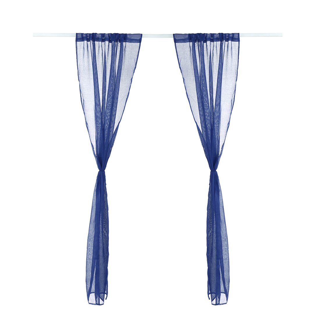 Valances Tulle Sheer Voile Drapes Curtains Panel 90 X 59 Inch