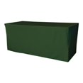 thumbnail image 1 of LA Linen TCpop-fit-72x24x30-GreenHuP20 2.1 lbs Polyester Poplin Fitted Tablecloth, Hunter Green, 1 of 3