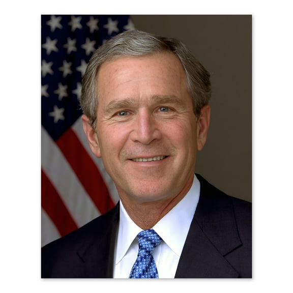 George W Bush 43rd President of the United States Official Portrait Photo Print Poster