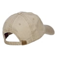 thumbnail image 4 of Togo Map Flag Embroidered Washed Cap - Khaki OSFM, 4 of 5