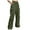 Army Green, variant on Oalirro Stretch Pants for Women Elastic Waist Straight-Leg Women Trousers Long Tall Drawstring Fall and Winter Fashion Casual Slacks with Pockets Brown S