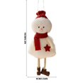 thumbnail image 3 of Feledorashia Christmas Plush Doll Ornament, Stuffed Holiday Tree Pendant, Soft Winter Character with Knit Details and Attached Hanging Loop, Cozy Decoration for Branches Garlands Shelves and Mantels, 3 of 6