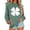 F#Green, variant on St Patricks Day Sweatshirt Women Four-Leaf Clover Print Shirt Long Sleeve Crew Neck Pullover Saint Patricks Day Shirt Irish Tops for Women
