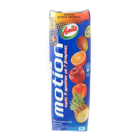 Motion 9 Fruit Juices with 7 vitamins (Amita) 1L