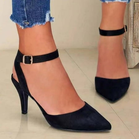 CaComMARK PI Women s Flock Pumps Slingback Kitten Heels Pointed Toe Sexy Wedding Party Dress Pump Shoes 90 off clearance sale