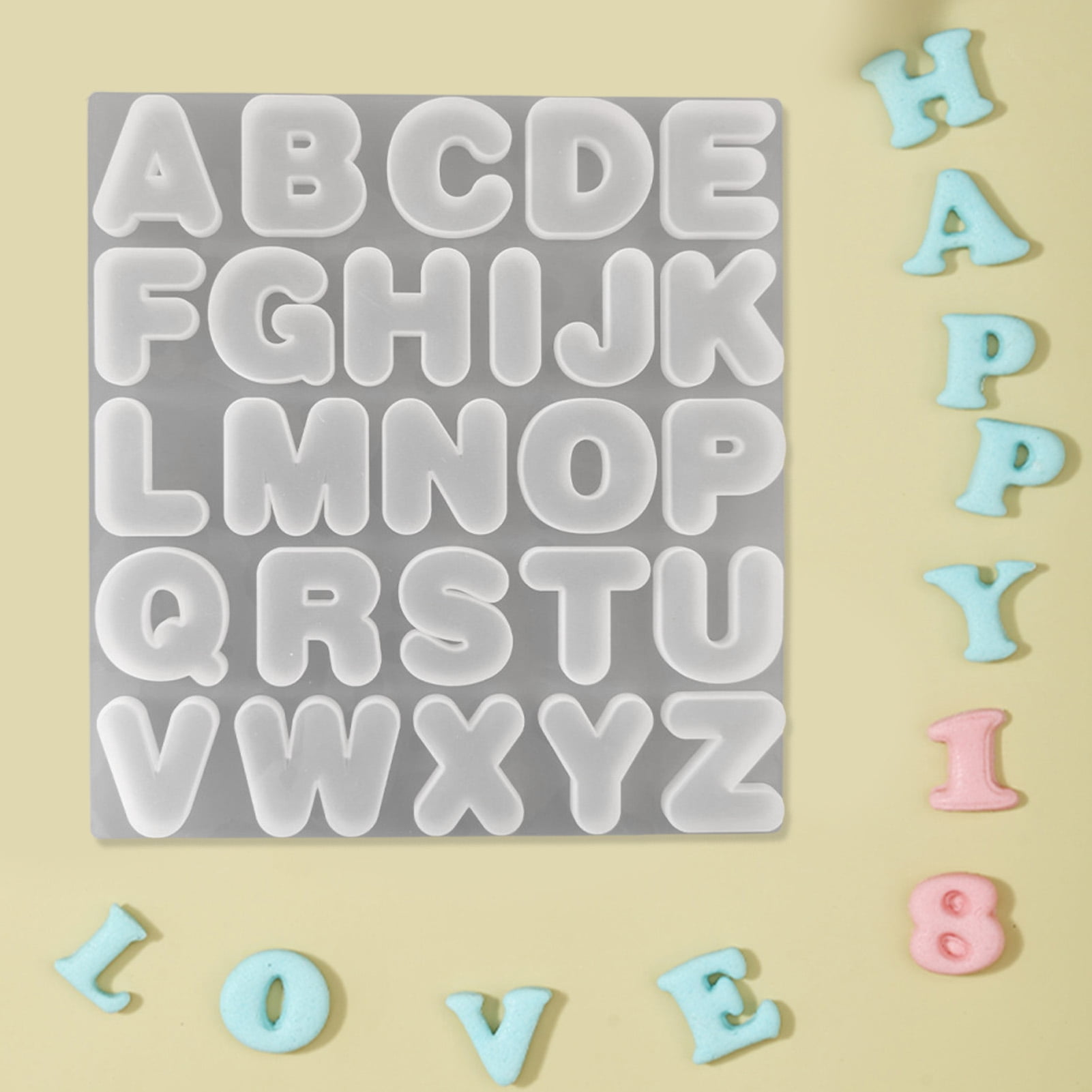26 Large Letter Silicone Molds – Dreamland Fairy