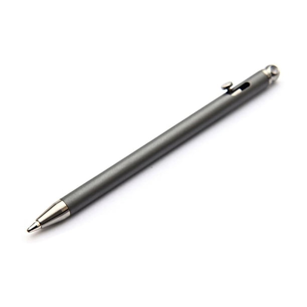 cámping Bolígrafo de titanio minibolígrafo portátil para exteriores bolígrafos de firma de metal (gris) Barbie Nuevos Originales