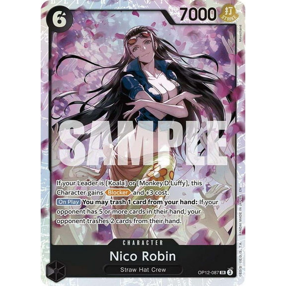 One Piece Legacy of the Master Super Rare Nico Robin OP12-087