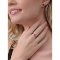 thumbnail image 4 of Gem Stone King 925 Sterling Silver Pink Mystic Topaz and White Topaz 3-Stone Rings for Women (1.38 Cttw, Gemstone, Oval 8X6MM, Available in Size 5, 6, 7, 8, 9), 4 of 4
