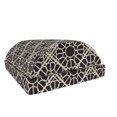 thumbnail image 1 of Ethnic Foot Rest, Traditional Lacy Style Geometric Circles in Boho Oriental Effects, Non-Slip Backing Adjustable Ergonomic Memory Foam Leg Support for Office, Seal Brown and Ivory, by Ambesonne, 1 of 5