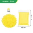 thumbnail image 2 of Uxcell Foam Beads, Foam Balls, Mini Small Balls Polystyrene Beads for DIY Craft Supplies Wedding Party Art Homemade Yellow 2-3mm, 2 of 7