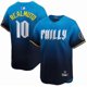 thumbnail image 1 of Camiseta clásica de béisbol azul marino de JT Realmuto de los Philadelphia Phillies, con número de estrella bordado-XXXL, 1 of 2