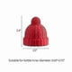 thumbnail image 2 of 3-Pack Silicone Bottle Stoppers, Decorative Wine Bottle Corks with Beanie Cap Design for Beverage Storage, 2 of 5