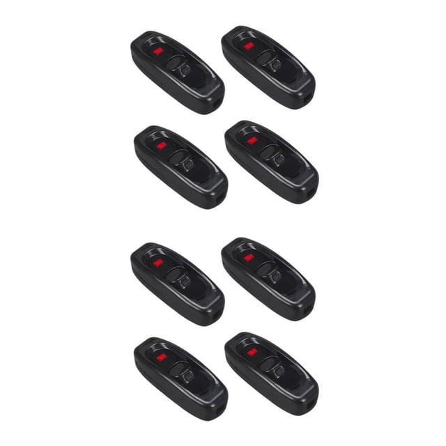 Interruptores Scienceny 4 piezas LED Negro