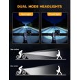 thumbnail image 4 of Juego de luces para bicicleta ultrabrillantes, recargables, con 6 focos y reflectores, 4 of 5