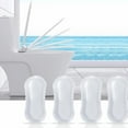 thumbnail image 5 of 5 fundas de inodoro silenciosas de silicona y poliuretano, almohadillas adhesivas transparentes., 5 of 5
