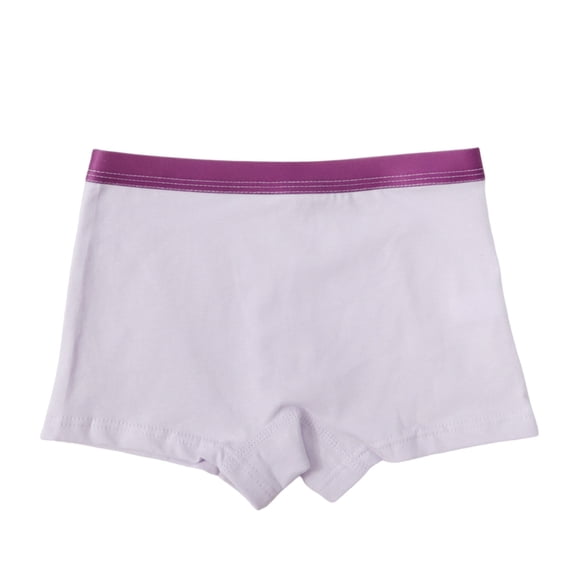 KyCheLot Girls Boxer Briefs Mid Waist Casual Solid Color Breathable Comfort No Show Underwear 6-13 Years