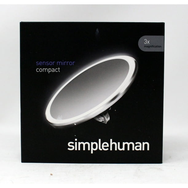 Simplehuman Sensor Mirror Compact 4 Round 3x Magnification Com Simplehuman Sensor Mirror Compact Stainless Steel, Simplehuman Sensor Mirror Charging Instructions